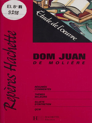 cover image of «Dom Juan» de Molière